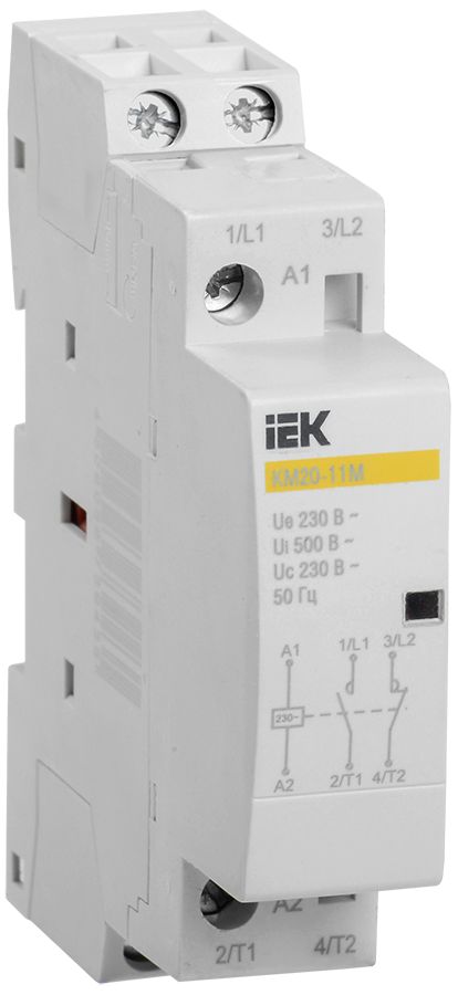 Контактор модульный КМ20-11М AC IEK (MKK11-20-11)