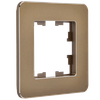 BRITE Рамка 1-местная РУ-1-1-Бр металл латунь RE IEK4