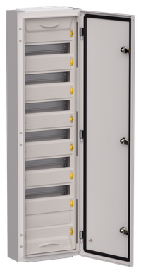 TITAN 5 Корпус металлический ЩРн-84 (1х84) 1085х310х140мм IP54 серый (одна дверь) IEK